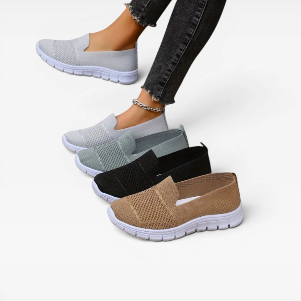 Women's Breathable Knit Slip On Sneakers – Lightweight Comfort Trainers image 12