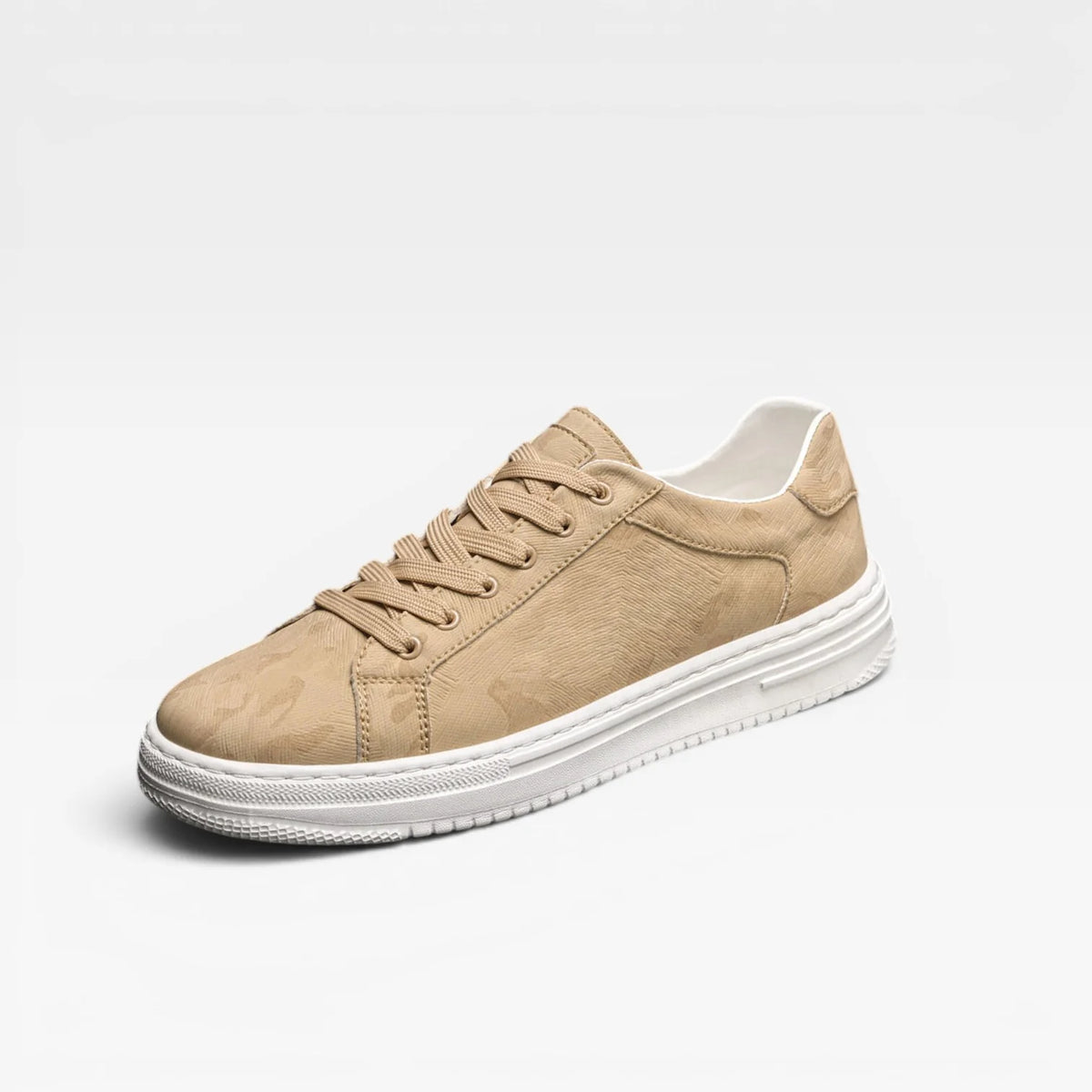 Men's Leather Trainers – Classic Lace Up Smart Casual Everyday Sneakers image 3