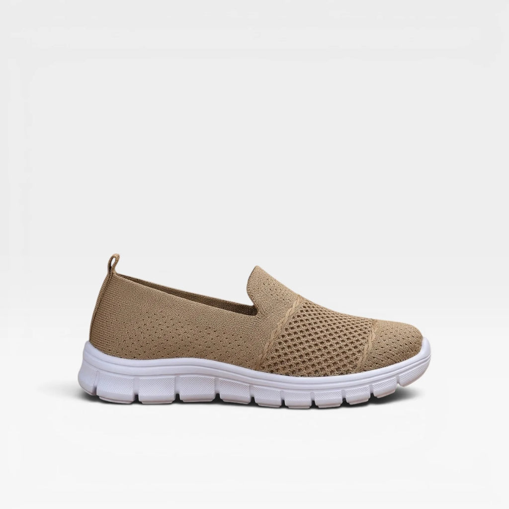 Women's Breathable Knit Slip On Sneakers – Lightweight Comfort Trainers image 0