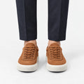 Men’s Canvas lace up sneakers with contrast soles image 3