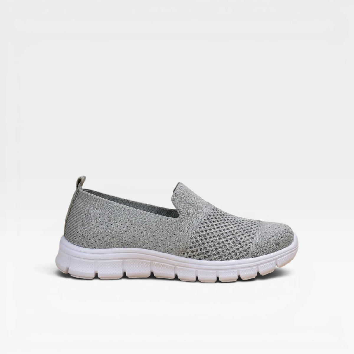 Women's Breathable Knit Slip On Sneakers – Lightweight Comfort Trainers image