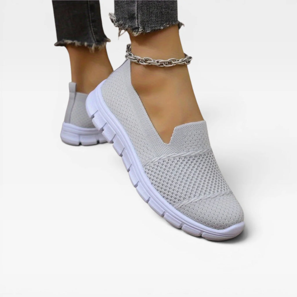Women's Breathable Knit Slip On Sneakers – Lightweight Comfort Trainers image 8