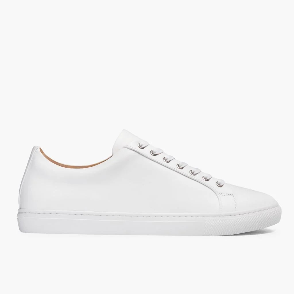Men's Genuine Leather Low-Top Trainers image 0
